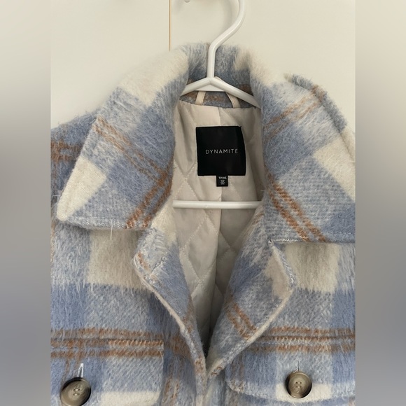 Dynamite Plaid Shacket - Picture 2 of 6